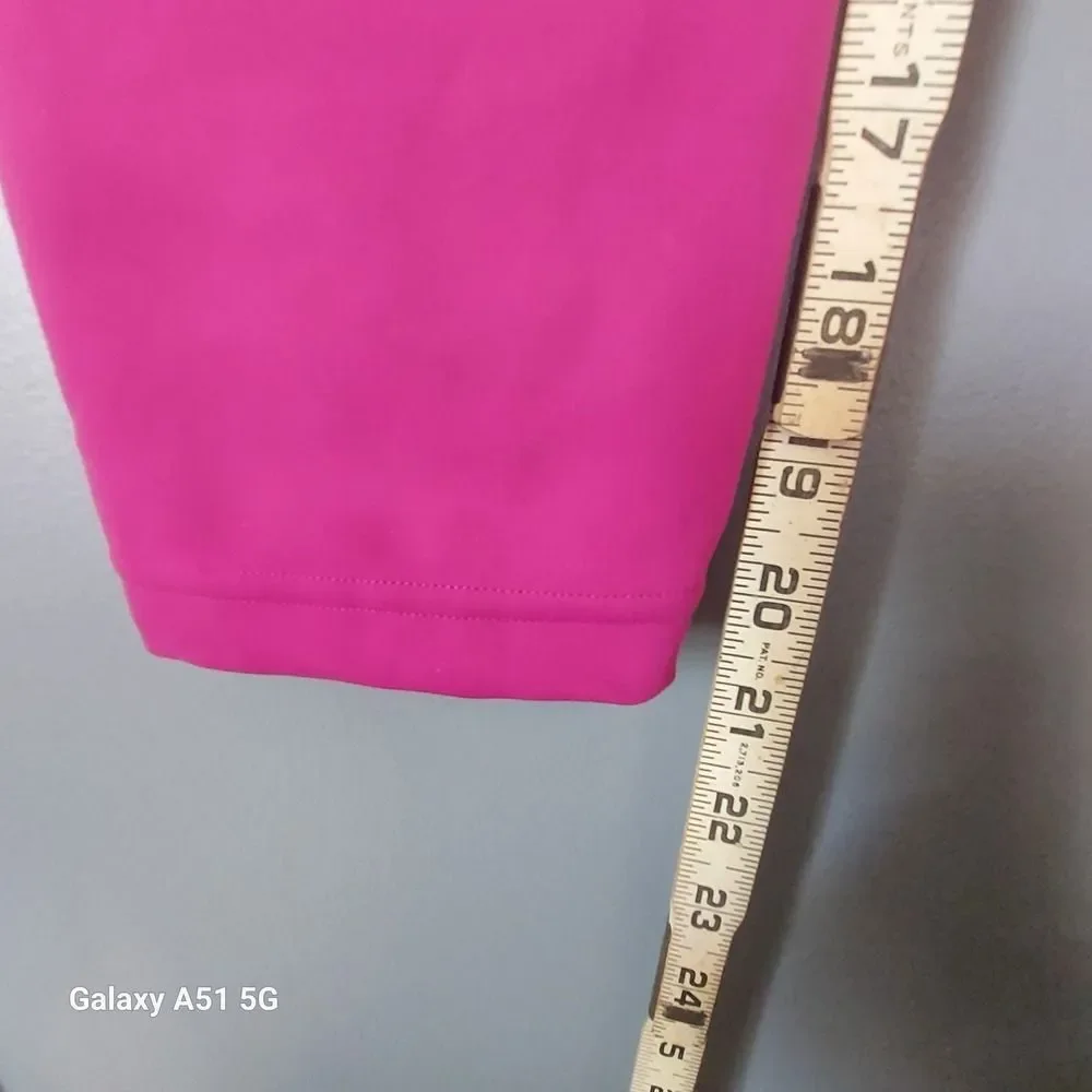 Lululemon All The Right Places‎ High Rise Crop Leggings Magenta Pink Womens Sz 6